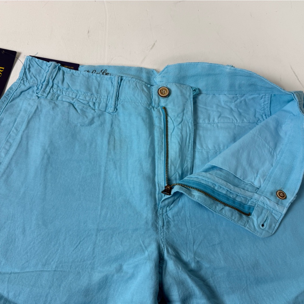 Polo Ralph Lauren Shorts RL NWT New Linen Cotton Maritime Nautical Lightweight - Picture 5 of 8